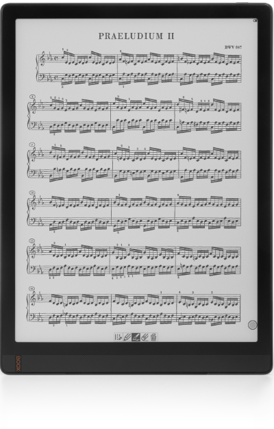 PadForMusicians - A4 (13.3”) e-ink music tablet