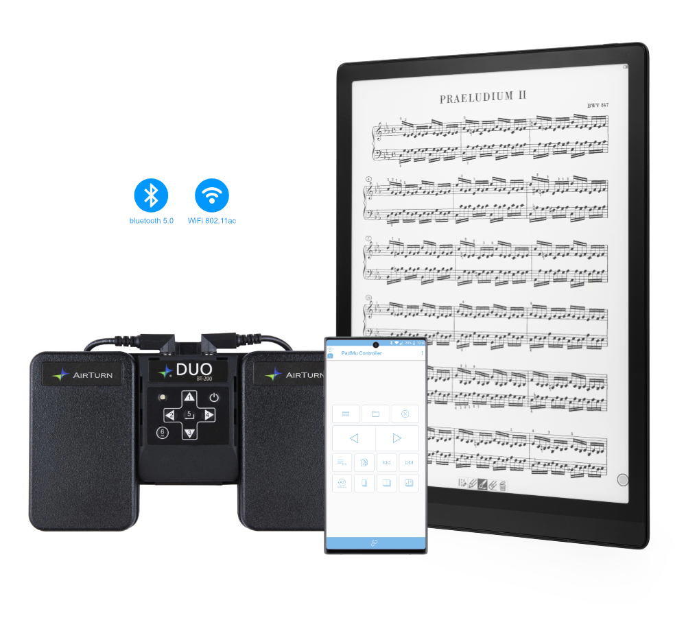 PADMU 4 – Tablet e-ink per Musicisti con App inclusa – Spartito